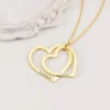 Multiple Heart Name Necklace