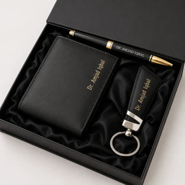 Name Wallet Keychain Pen Set