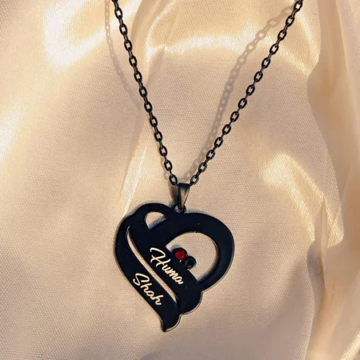 Personalized Black Pendant