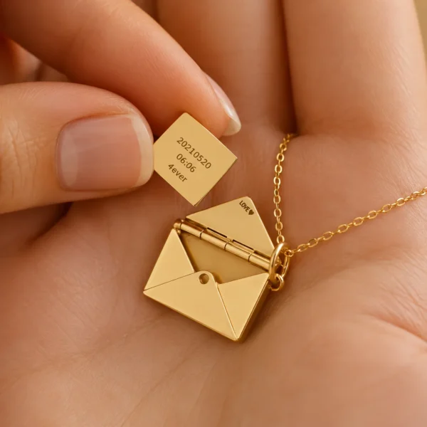 Personalized Envelope Locket