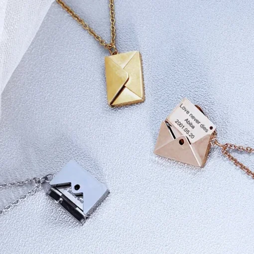 Personalized Envelope Lockets