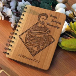 Personalized Wooden Notebook Cover