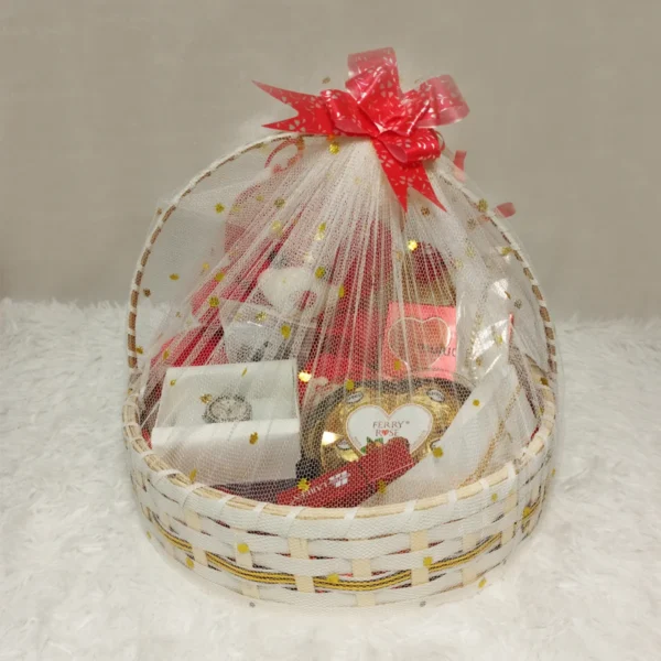 Romantic Bliss Basket with Packaging