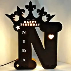 Wooden LED Alphabet Letter Lights with Name