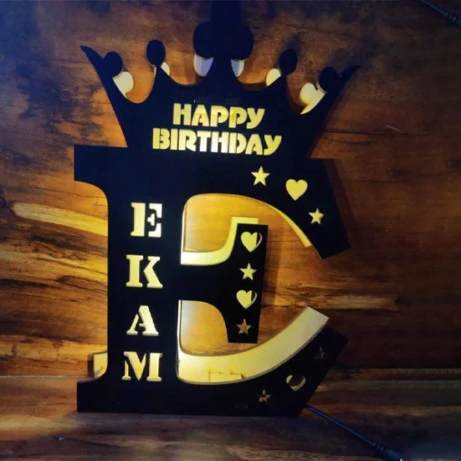 Wooden LED Letter Lights