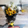 Bright Delight Sunflower & Roses Bouquet