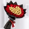 Ferrero Rocher & Red Roses Luxury Bouquet