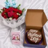 Love Blooms & Chocolate Cake Combo