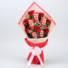 Red Roses & KitKat Chocolate Bouquet