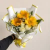 Sunflower & White Roses Bouquet