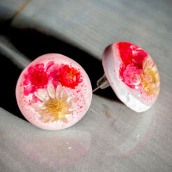 Bloom Round Resin Studs