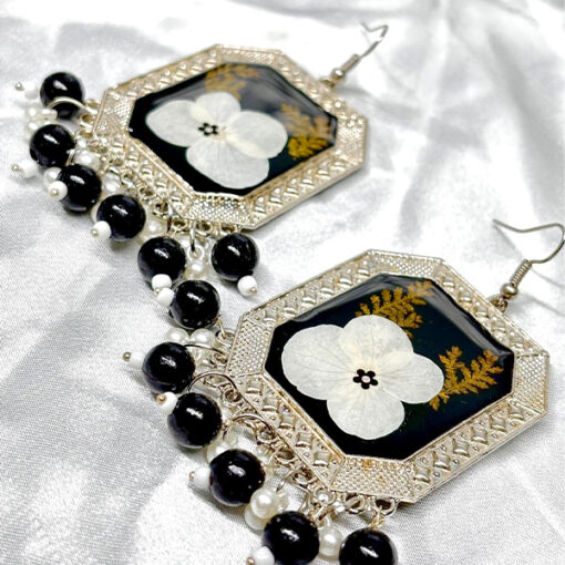 Blossom Resin Art Earrings