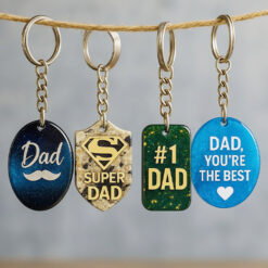 Father’s Day Resin Keychain Collection