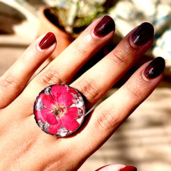 Floral Resin Ring