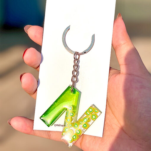 Fruity Alphabet Resin Keychain - Image 8