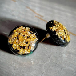 Gold Leaf Studs