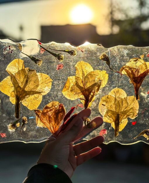 Golden Resin Art Frame 1