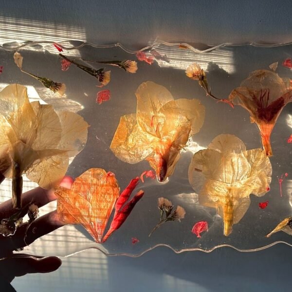 Golden Resin Art Frame