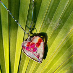 Handmade Heart Resin Pendant