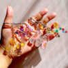 Handmade Mum Flower Resin Keychain