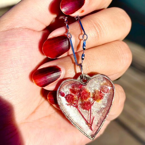 Heart Resin Necklace