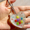 Heartfelt Love Resin Keychain