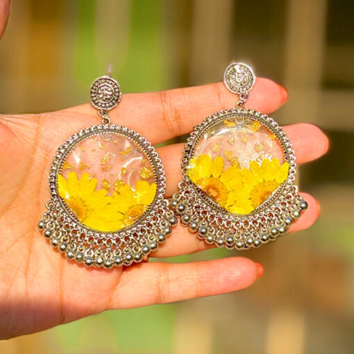 Meadow Glow Resin Earring