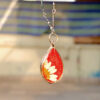 Petal Glow Drop Necklace
