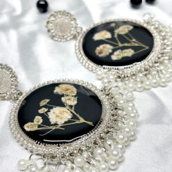 Petal Harmony Resin Earrings