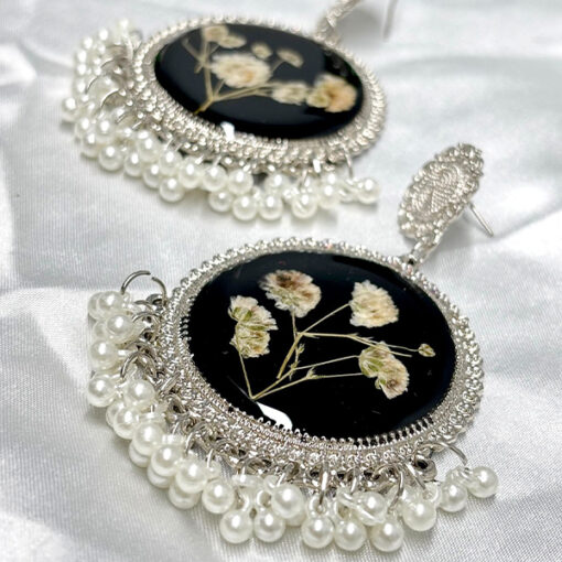 Petal Resin Art Earrings