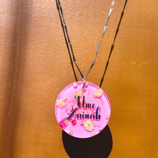 Pink Personalized Pendant