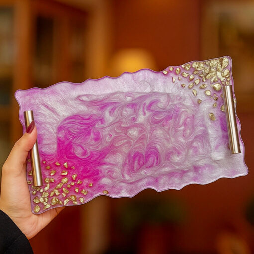 Purple Resin Tray