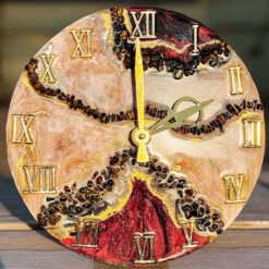 Resin Art Clock wall