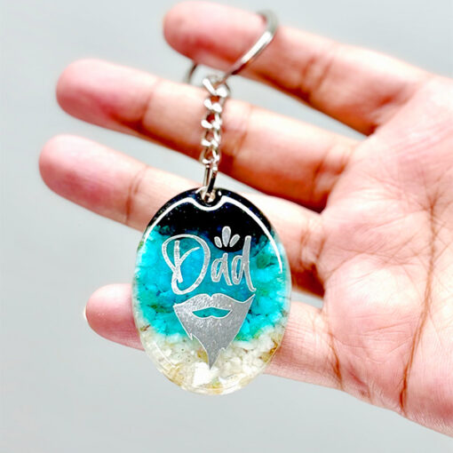 Resin Keychain for Dad