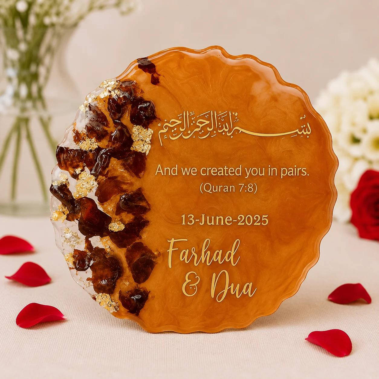 Resin Wedding Frame