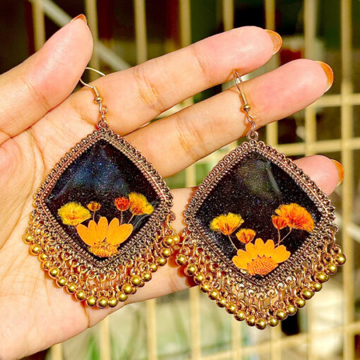Sunlit Resin Earrings