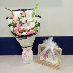 Bouquet & Basket Gift Set