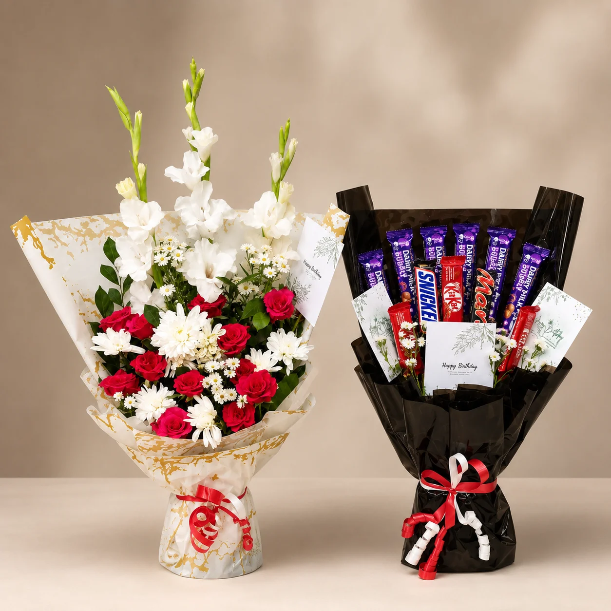 Floral & Choco Charm Set
