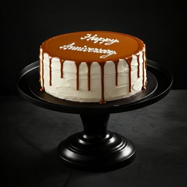 Anniversary Caramel Cake