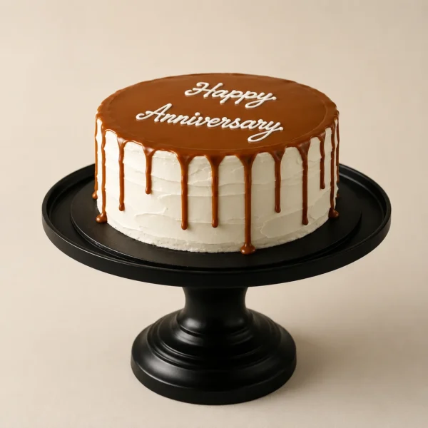 Anniversary Caramel Cake