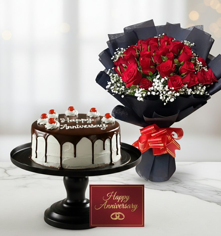 Anniversary Chocolate Rose Set