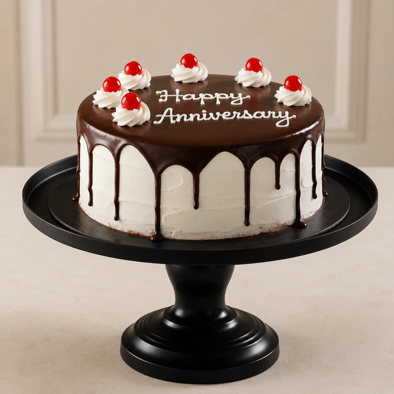 Black Forest Anniversary Cake