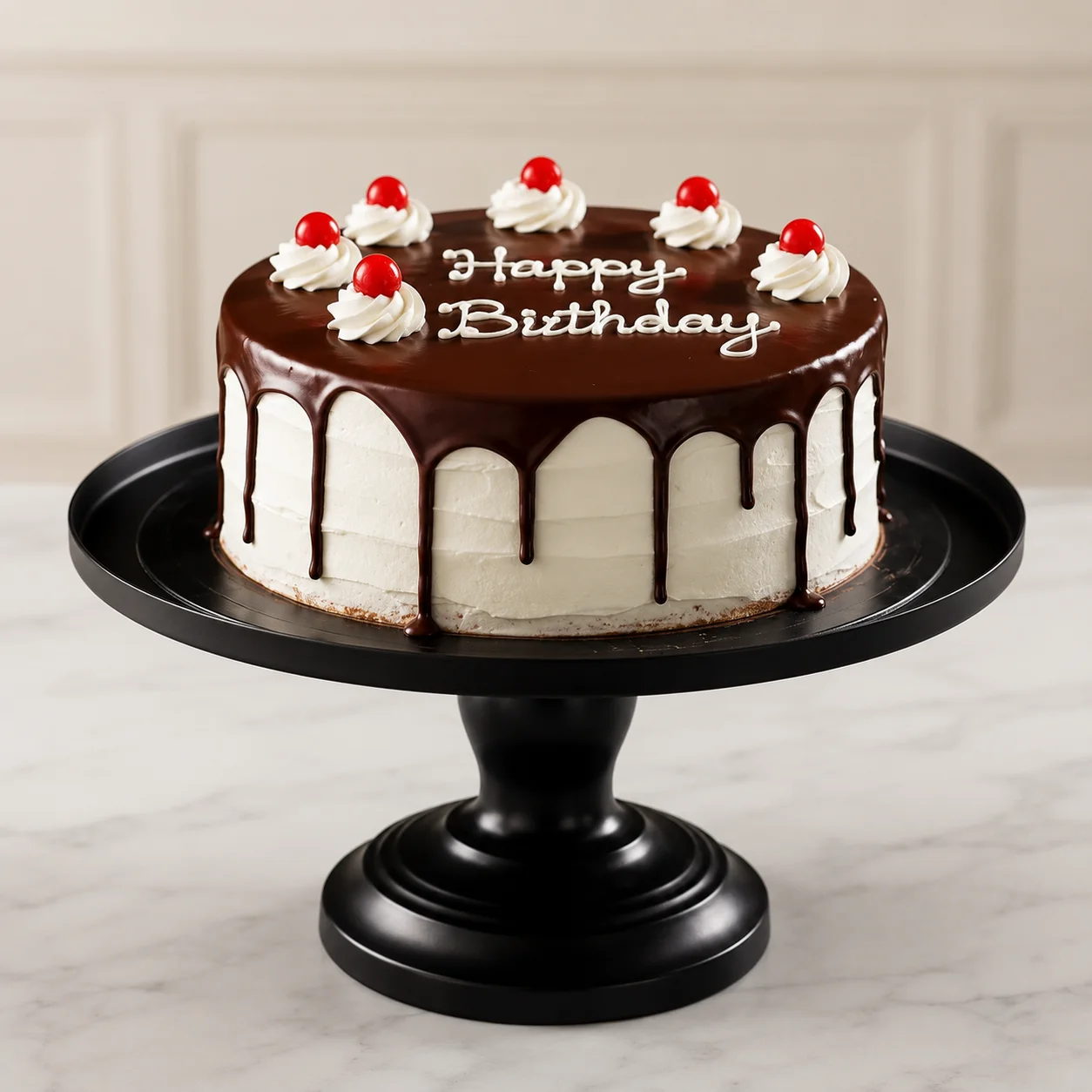 Black Forest Birthday Cake