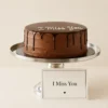 I Miss You Chocolate Cake