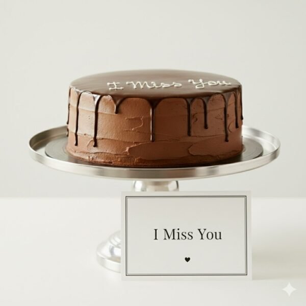 I Miss You Chocolate Cake