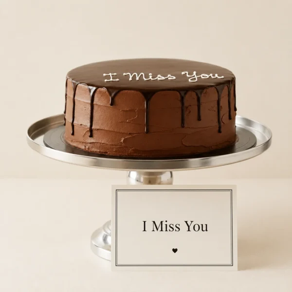 I Miss You Chocolate Cake