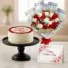 Mother’s Day Roses & Cake Combo