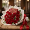 Red Elegance Anniversary Bouquet