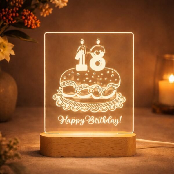Birthday Acrylic Lamp