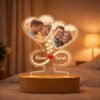 Couple Photo Lamp with Names